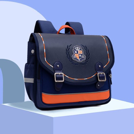 cartable-sac-a-dos-en-nylon-bleu-marine
