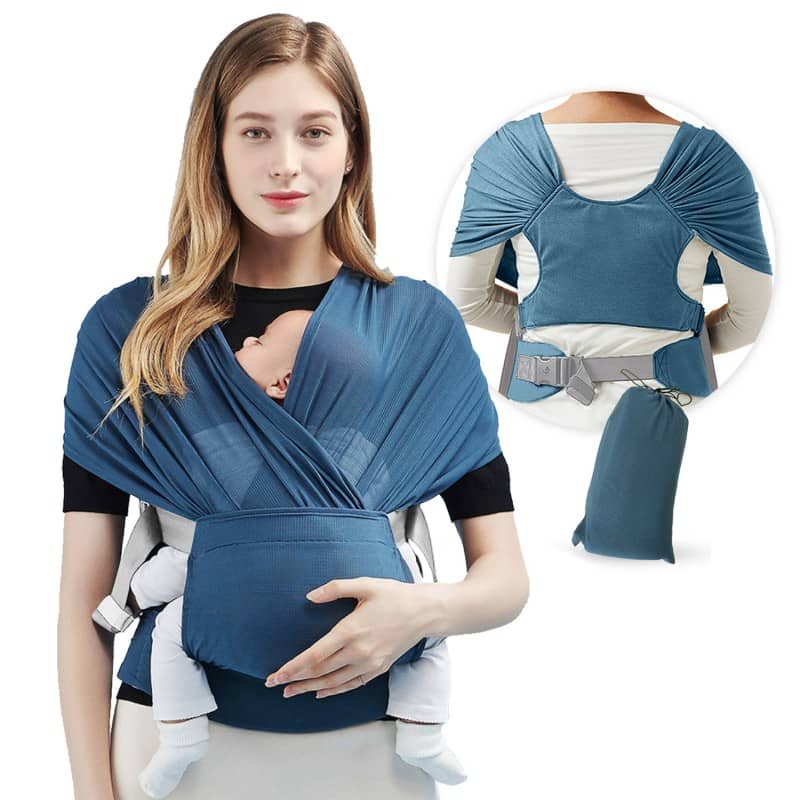 echarpe-de-portage-bebe-bleu-pour-un-maintien-optimal