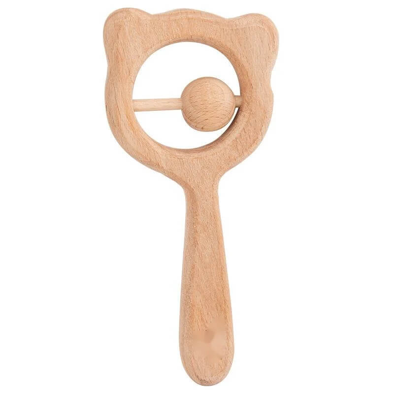 Hochet bebe - hochet musical en bois - Esther