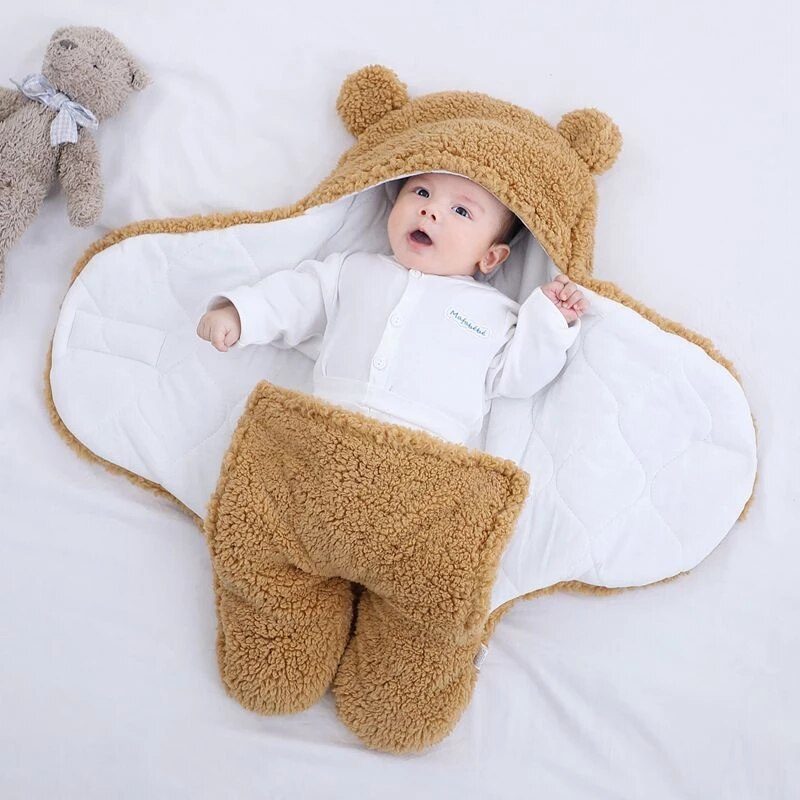 Nid d'ange bebe - Couverture en polaire pour bébé - Esther