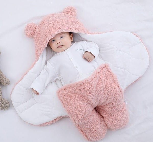 Nid d'ange bebe - Couverture en polaire pour bébé - Esther