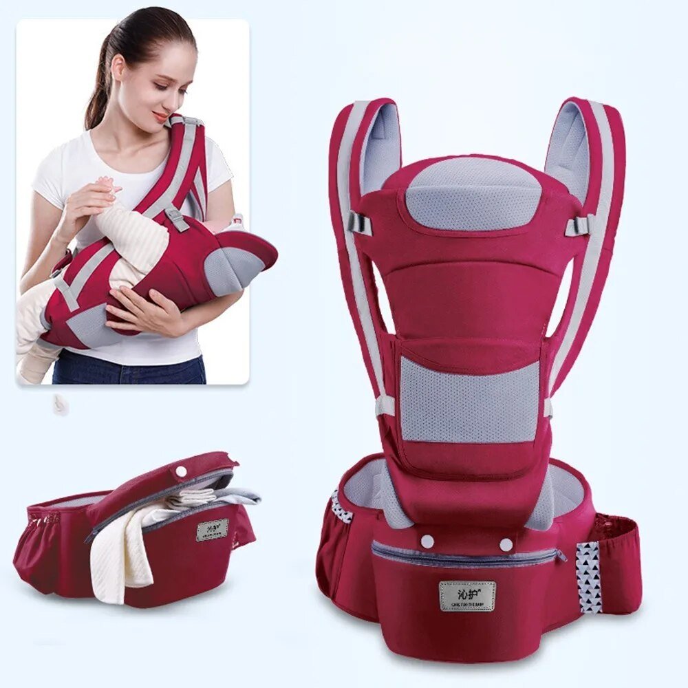 Porte bebe - ergonomique 3 en 1 toutes positions, avant et arrière (0 - 48 Mois) - Esther