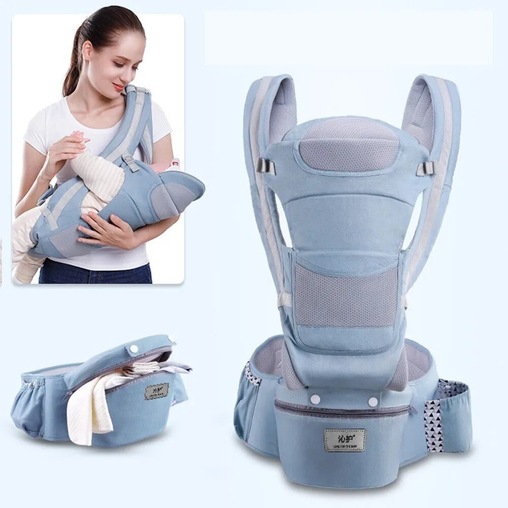 Porte bebe - ergonomique 3 en 1 toutes positions, avant et arrière (0 - 48 Mois) - Esther