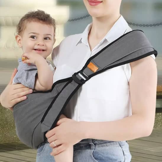 Porte bébé - Gris - Esther