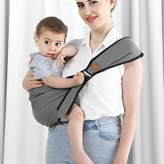 Porte bébé - Gris - Esther