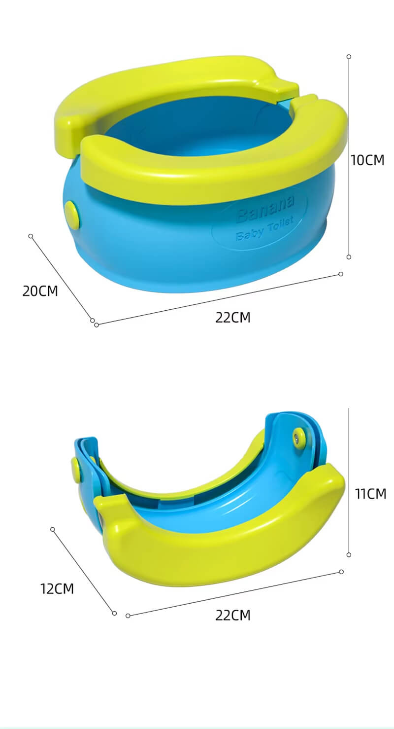 Pot bebe toilette - pot de toilette pliable pour enfant de couleur rose - Esther