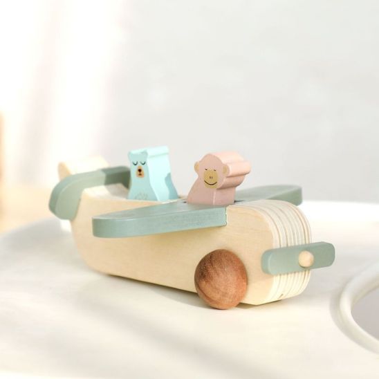 avion-en-jouet-avion-de-transport-de-passagers-en-bois