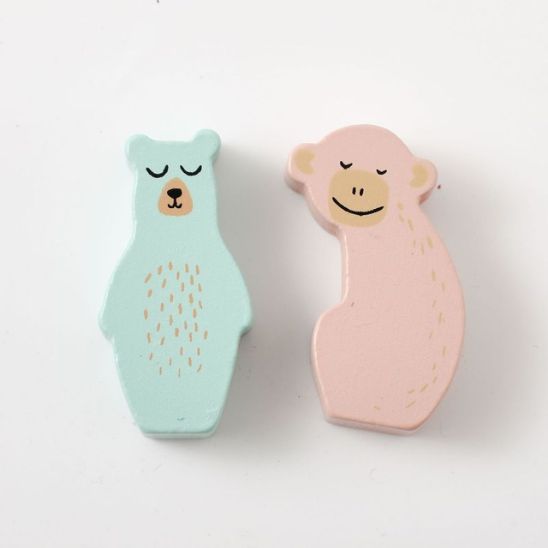 avion-jouet-passagers-en-bois-ours-et-singe