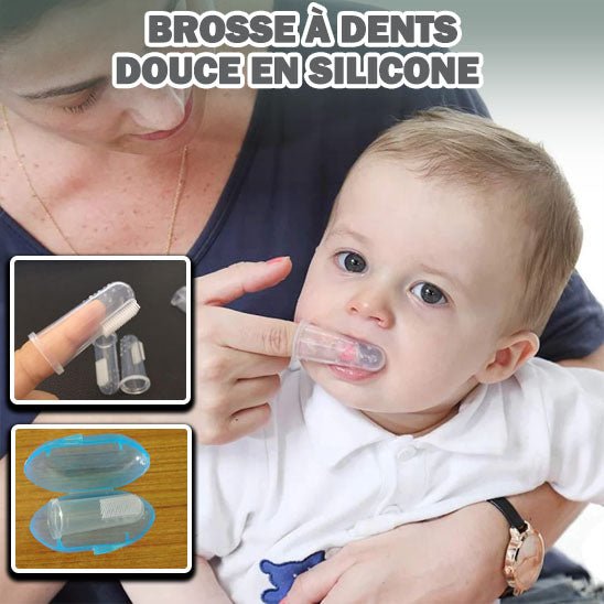 Brosse à dents en silicone I Finger Toothbrush™ - Esther