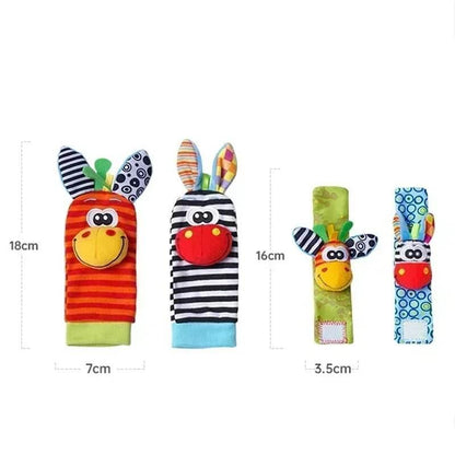 Hochet bebe - Rattles Plush Toy ™ - hochet pieds et mains - Esther
