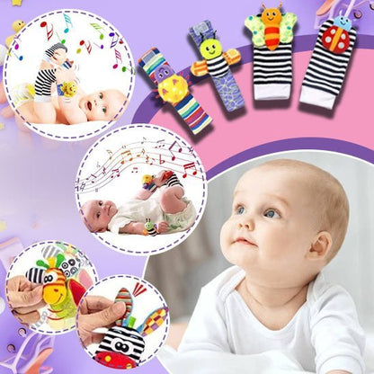 Hochet bebe - Rattles Plush Toy ™ - hochet pieds et mains - Esther