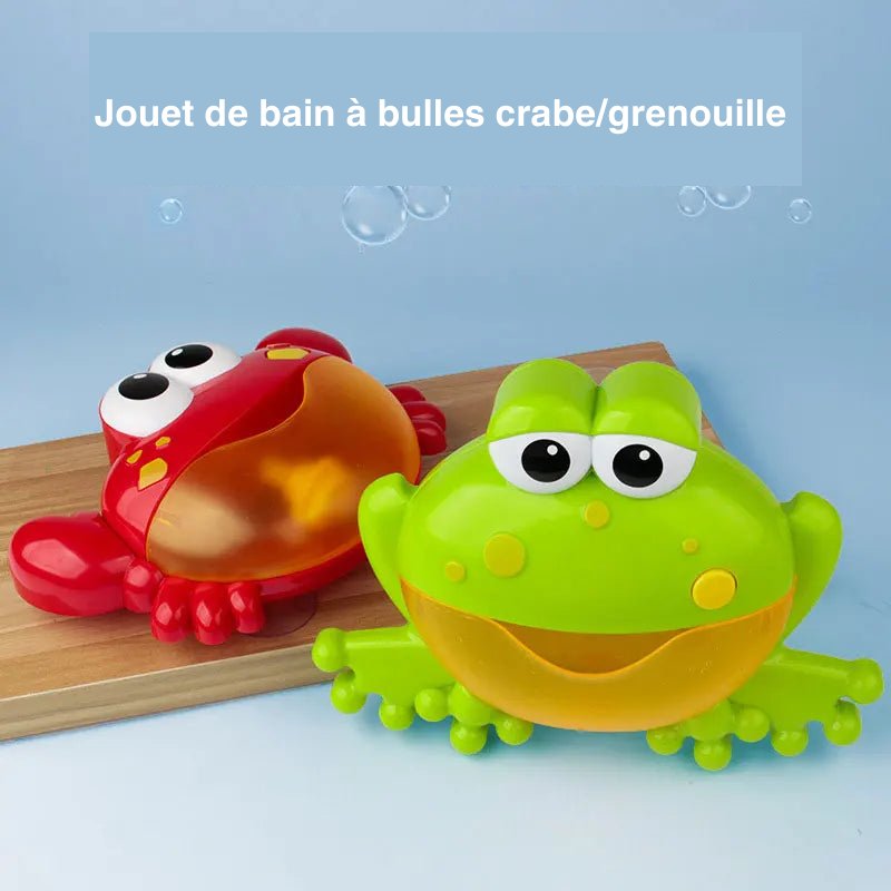 Jouet de bain crabe à bulles - Esther