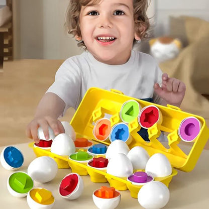 Jouet oeufs Montessori - 12 oeufs éducatifs - Esther