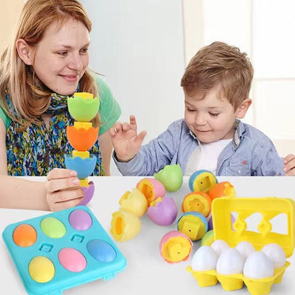 Jouet oeufs Montessori - 12 oeufs éducatifs - Esther