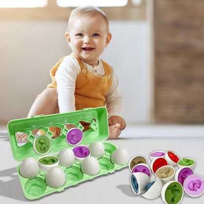Jouet oeufs Montessori - 12 oeufs éducatifs - Esther