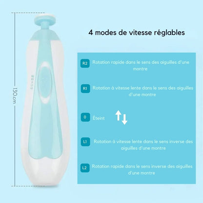 Lime à ongles bébé | Electric Nail File ™ - Esther