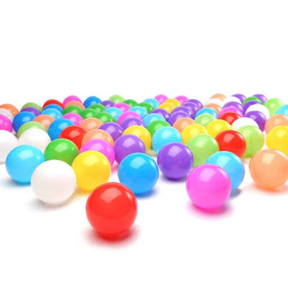 Parc pliable pour bébé avec un petit panier de basket - ball et 50 balles colorées - Esther