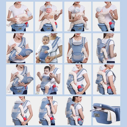 Porte bebe - ergonomique 3 en 1 toutes positions, avant et arrière (0 - 48 Mois) - Esther