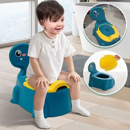 Pot bebe toilette - Dinosaure bleu - Siège d'apprentissage de la propreté pour bébé - Estherbebe - Esther