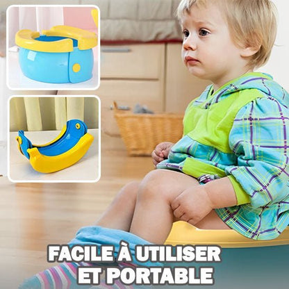Pot bebe toilette - pot de toilette pour bébé bleu - Esther
