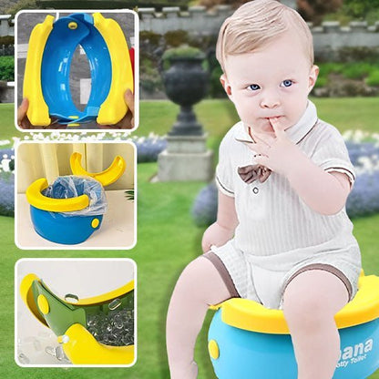 Pot bebe toilette - pot de toilette pour bébé bleu - Esther