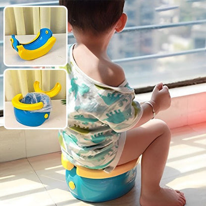 Pot bebe toilette - pot de toilette pour bébé bleu - Esther