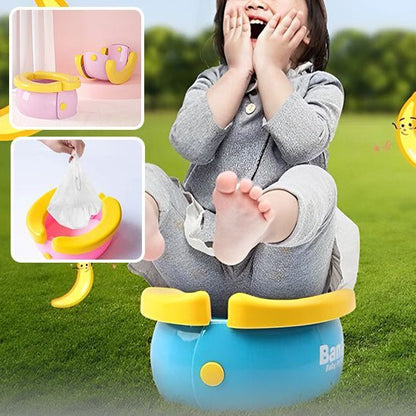 Pot bebe toilette - pot de toilette pour bébé bleu - Esther