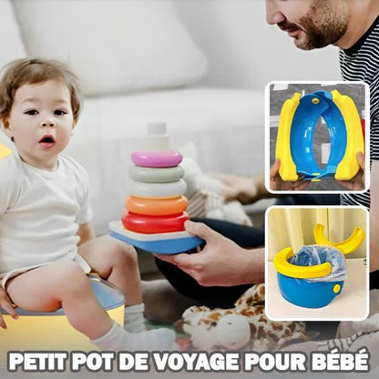 Pot bebe toilette - pot de toilette pour bébé bleu - Esther