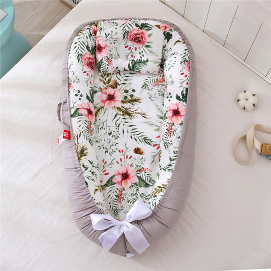 reducteur-de-lit-bebe-motif-fleurs-estherbebe