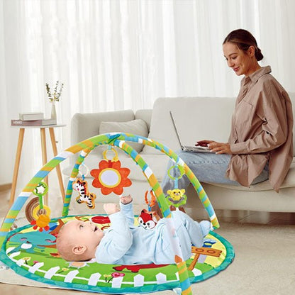 Tapis d'éveil Renard avec arches multicolores - Esther