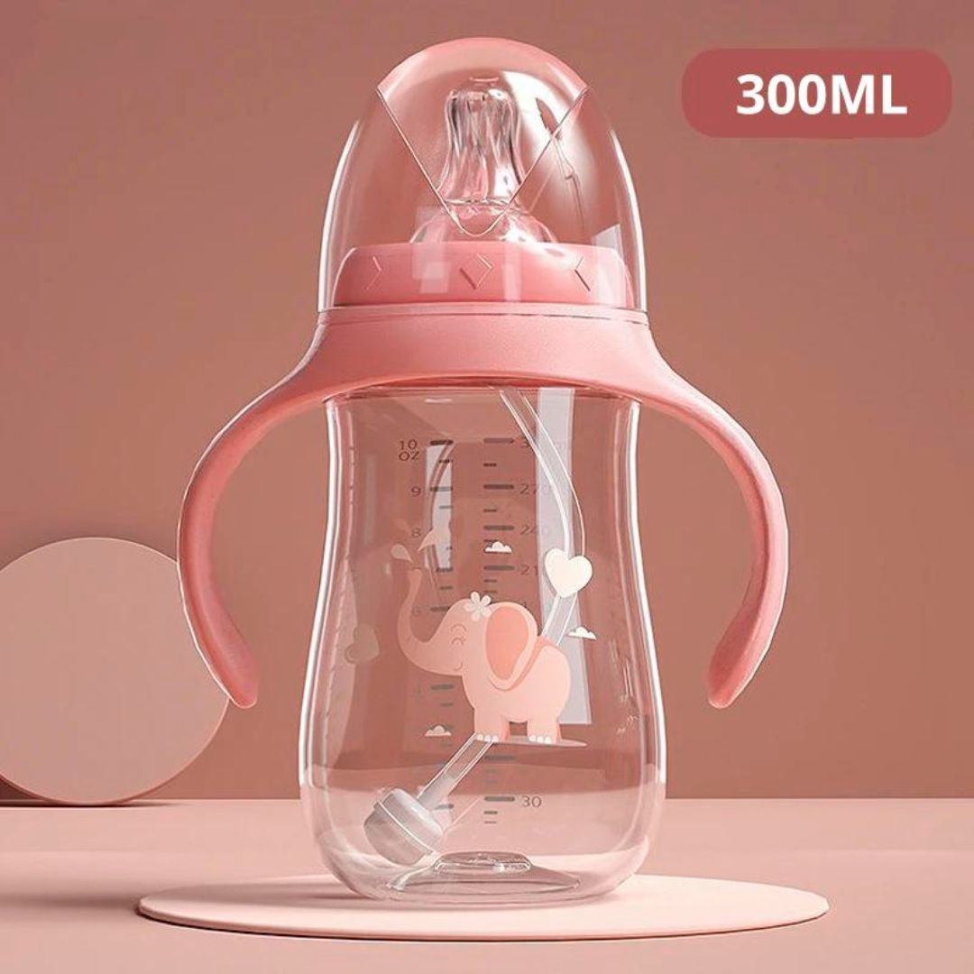 tasse-paille-bebe-300-ml-rose