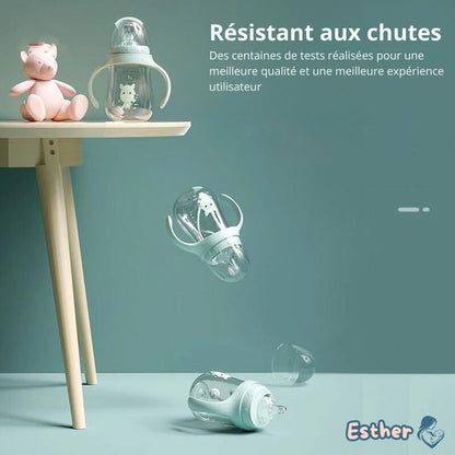 Tasse paille bébé - éléphant - Esther