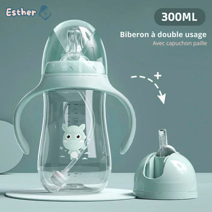Tasse paille bébé - éléphant - Esther