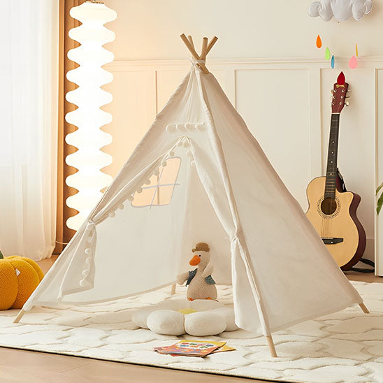 tipi-enfant-blanc-creme-avec-une-ouverture