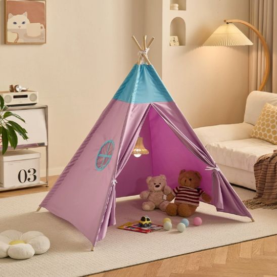 tipi-enfant-violet-et-bleu