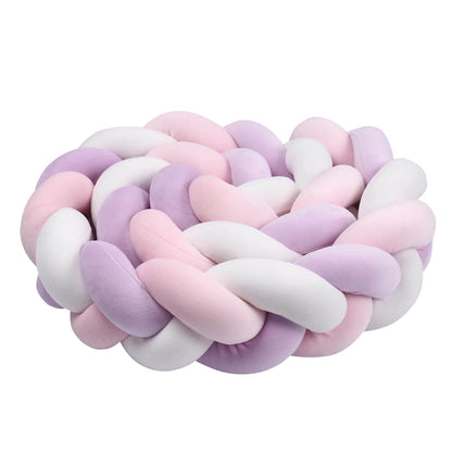 Tresse de lit Rose Violet blanc - Estherbebe - Esther