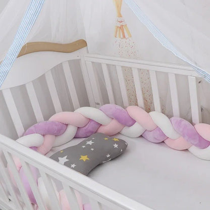 Tresse de lit Rose Violet blanc - Estherbebe - Esther