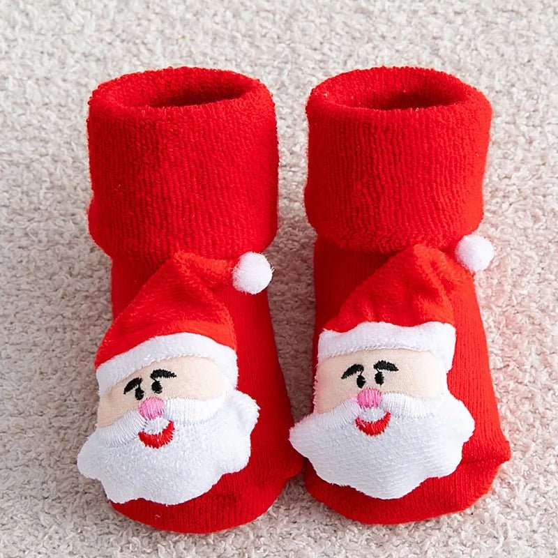 chaussette-antiderapante-pour-bebe-pere-noel