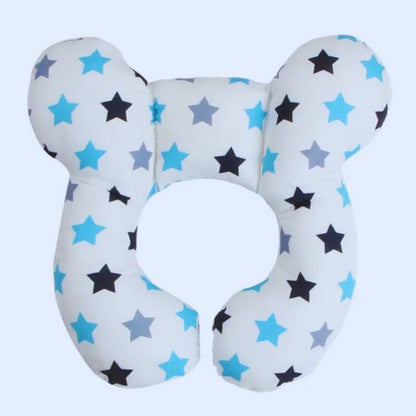 oreiller-pour-bebe-bleu-banc
